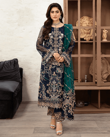 Buy Serine Adan Libas Fuchsia Pakistani Suit Collection